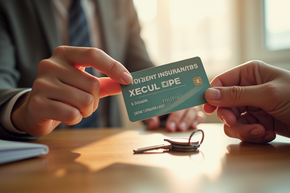 Mains tenant une carte d